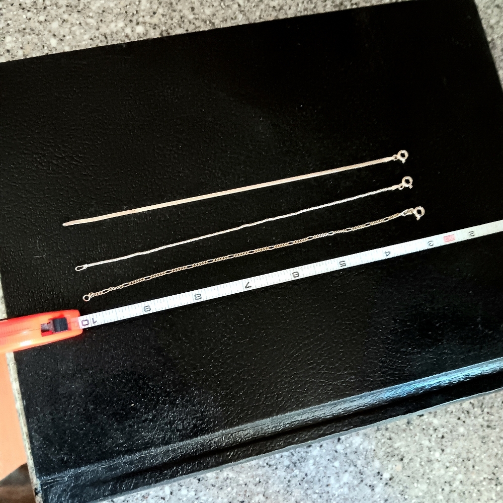 Three Sterling Silver Bracelets - image 3